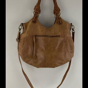 Lucky Brand Leather Hobo Hobo Bag Large